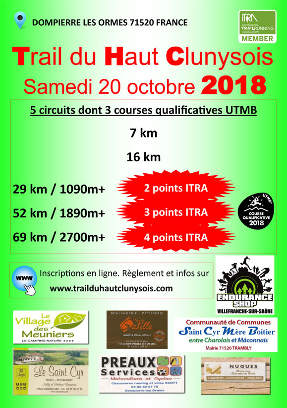 TRAIL DU HAUT CLUNYSOIS TRAIL DU HAUT CLUNYSOIS